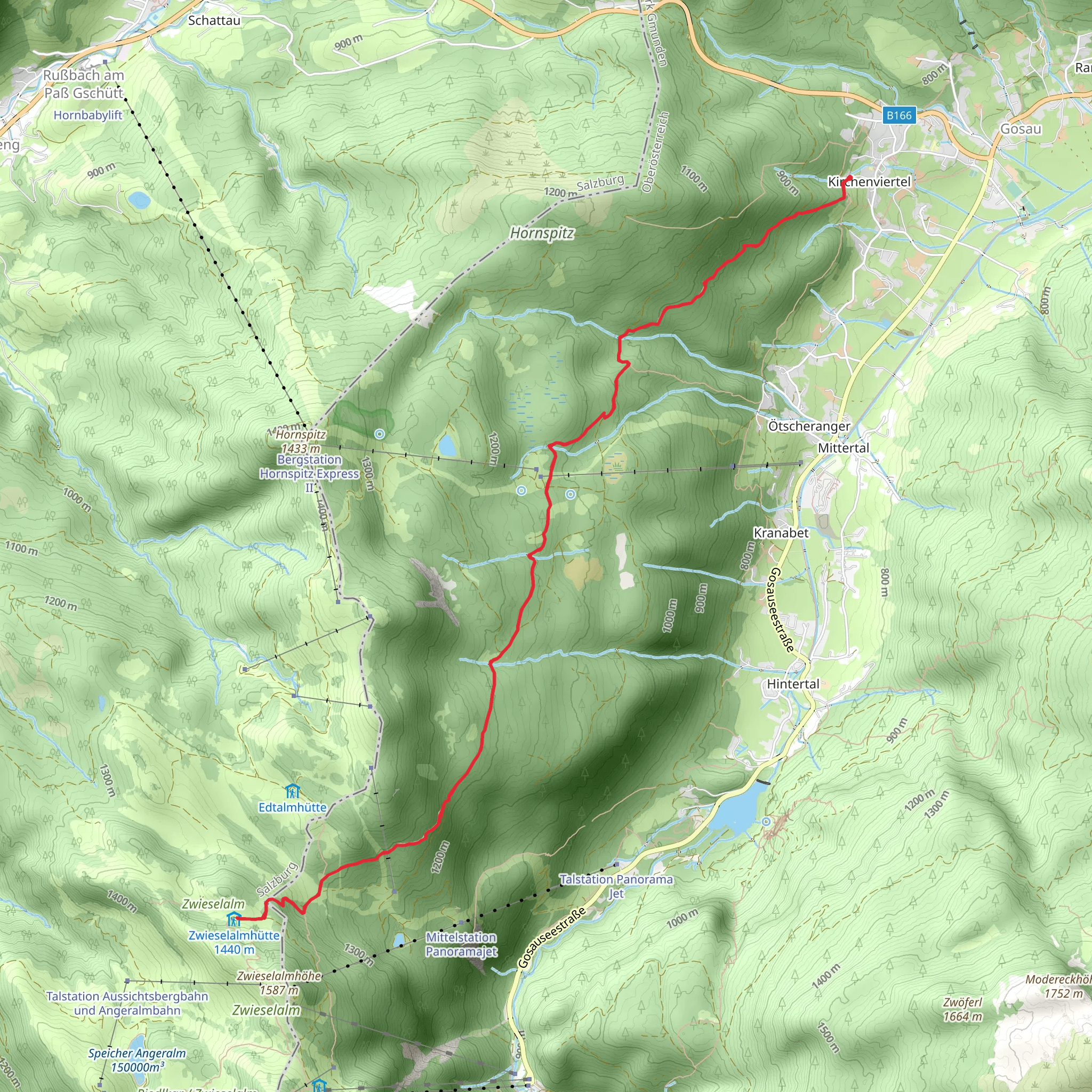 Herrenweg Trail mobile static map