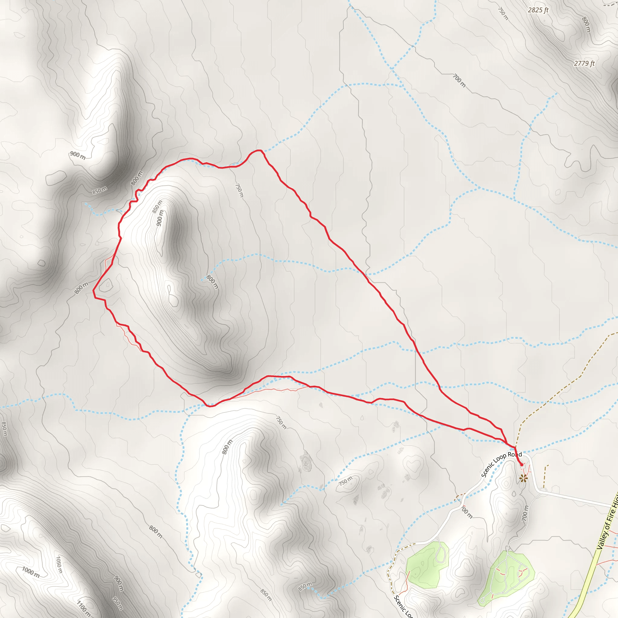 Pinnacles Loop mobile static map