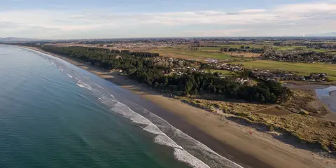 An image depicting the trail Tutaepatu Trail and its surrounding area.