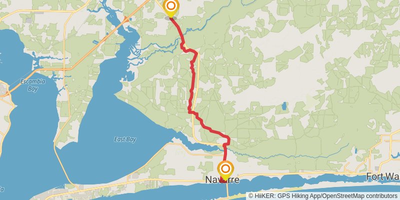 Florida National Scenic Trail stage 3 Map