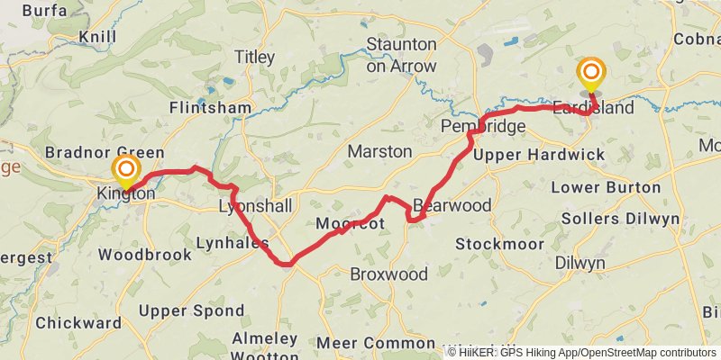 Black and White Village Trail stage 3 Map