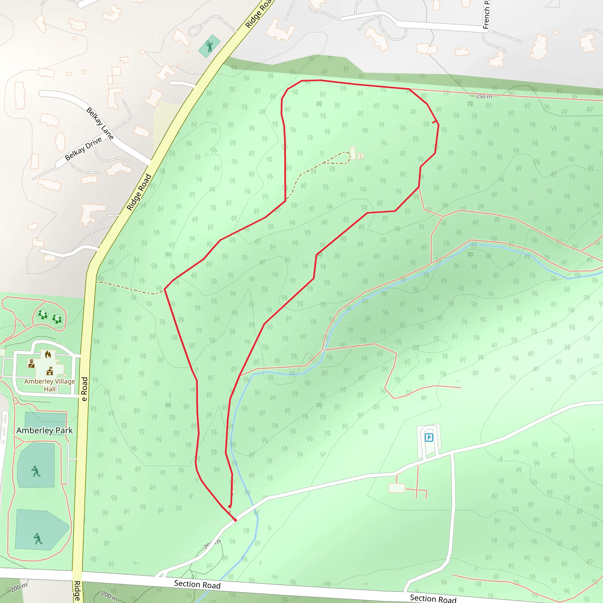 French Park North Loop mobile static map