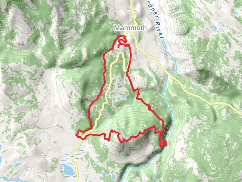 Osprey Falls, Bunsen Peak and Howard Eaton-Mammoth-Golden Gate Loop Trail