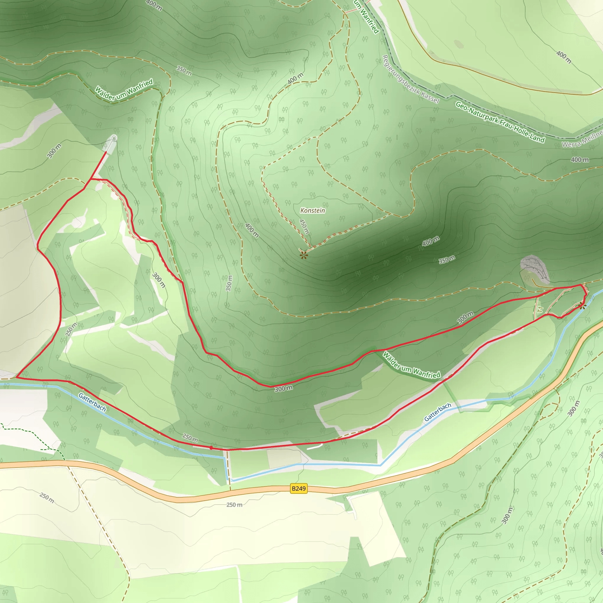 Rundweg Elfengrund Loop mobile static map