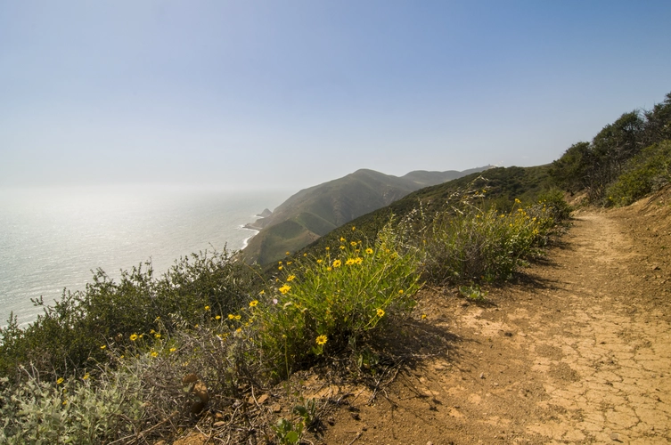 Backbone Trail from La Jolla Canyon Creek