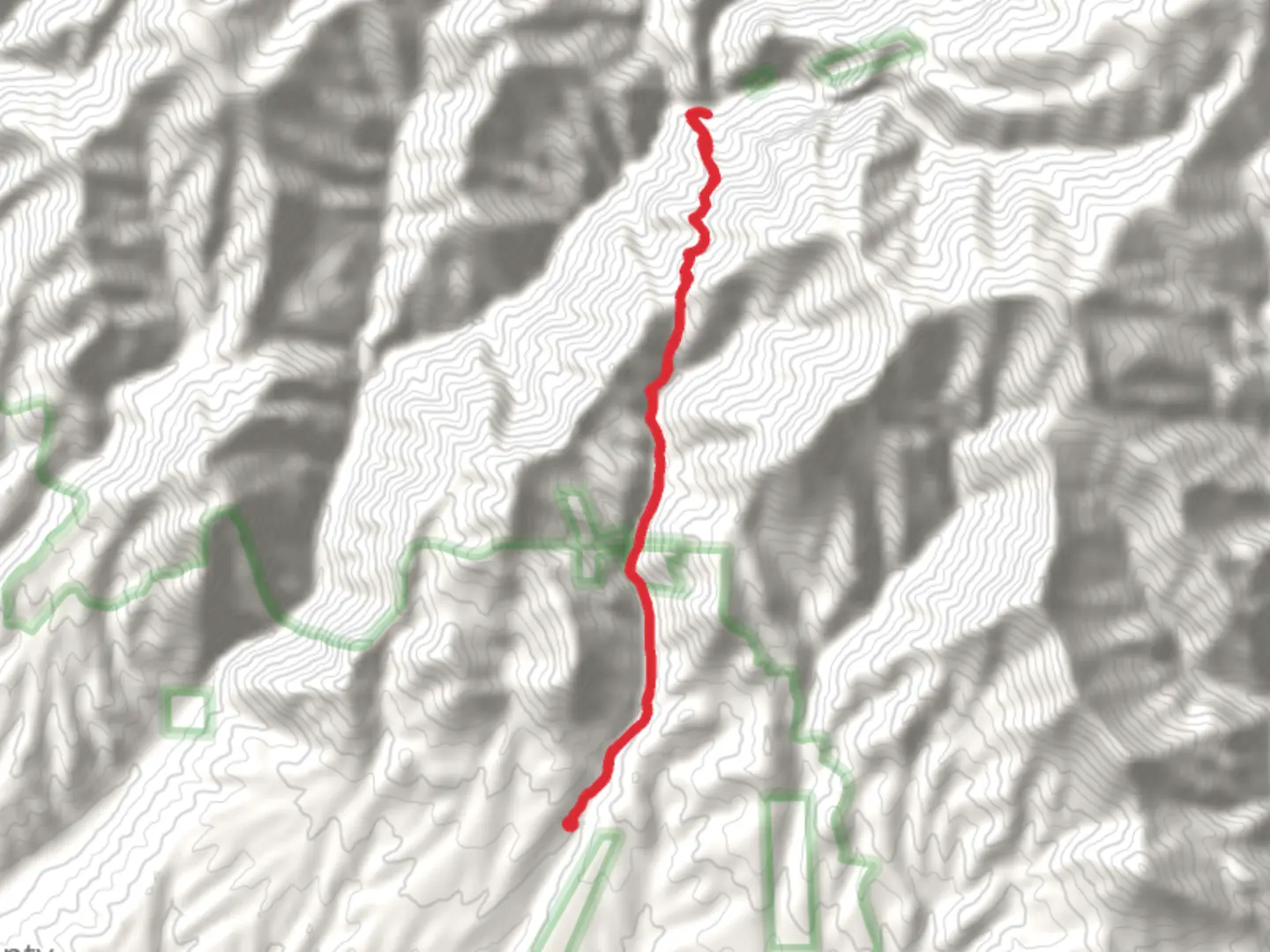 An image depicting the trail Hanging Rock Trail and its surrounding area.