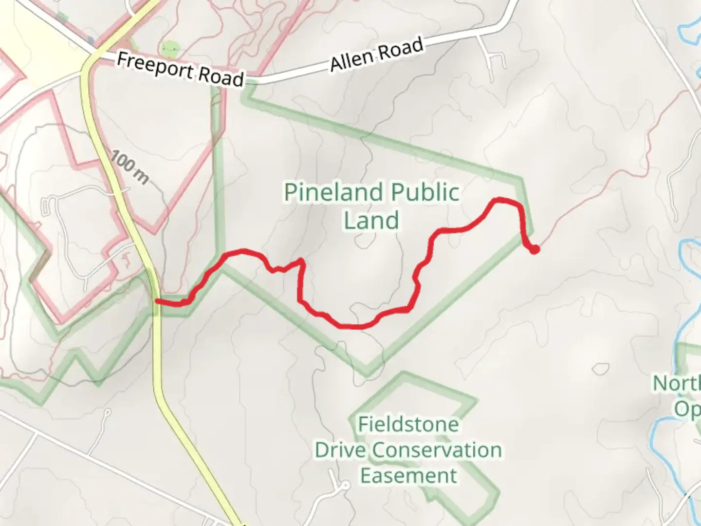 An image depicting the trail New Gloucester Road Trail and its surrounding area.