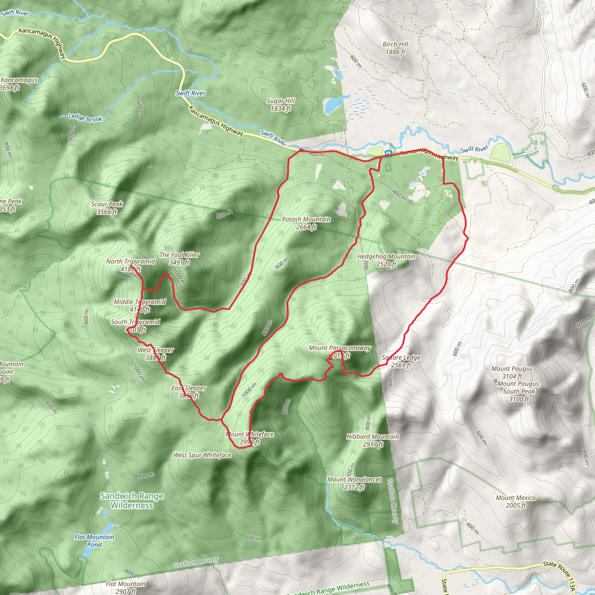 The Kate Sleeper Loop mobile static map