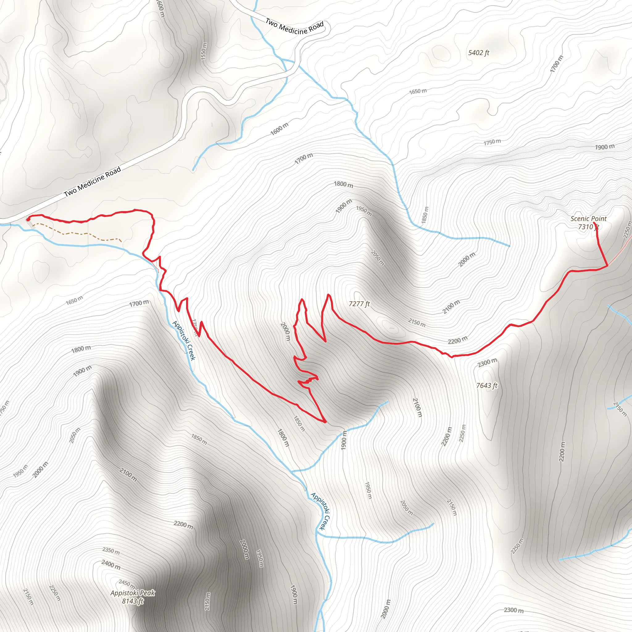 Scenic Point via CDT mobile static map