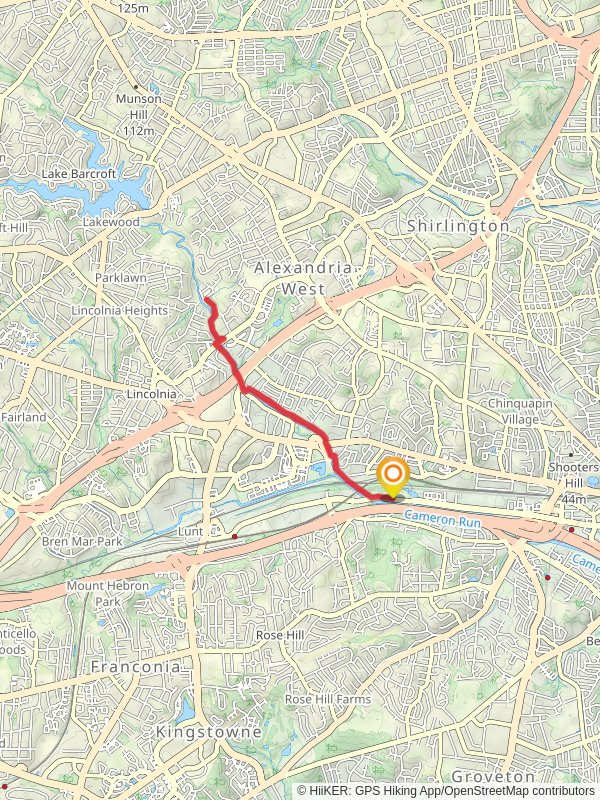 Holmes Run Park Trail