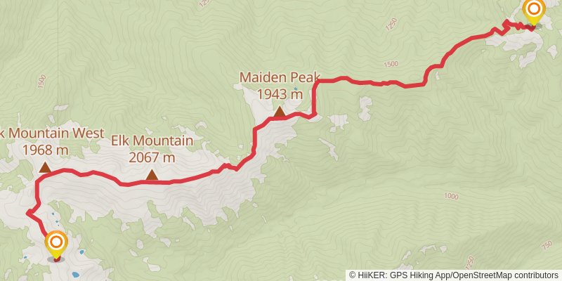 Northeastern Olympics Loop stage 5 Map