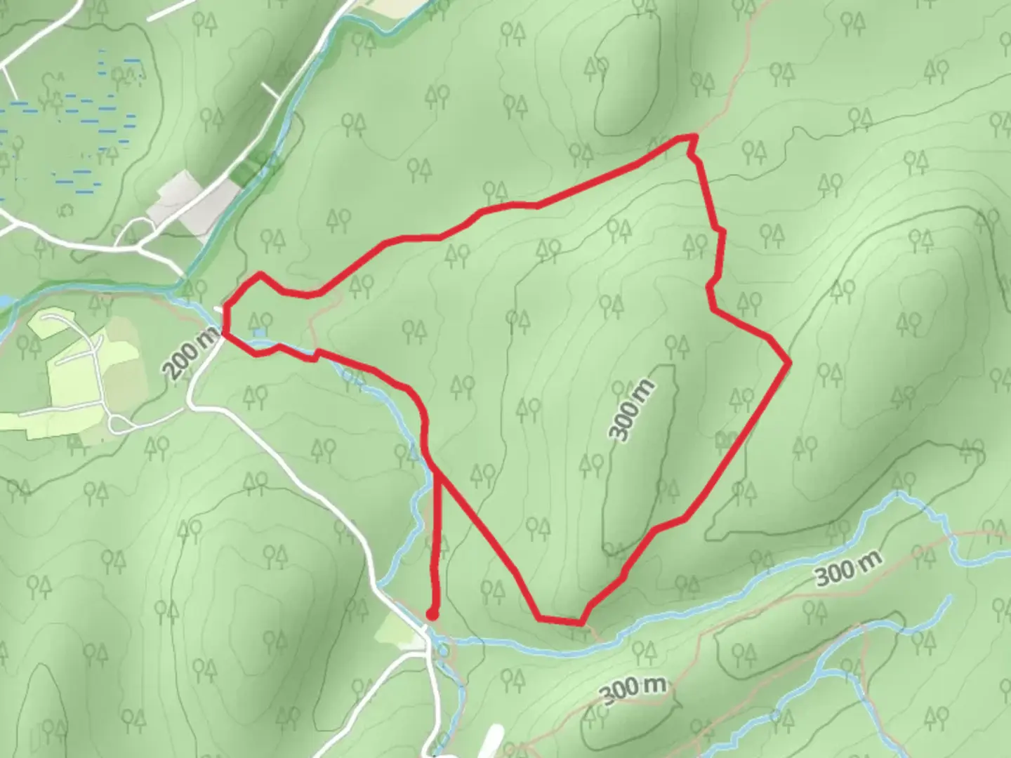 An image depicting the trail Silver Mine, Blue Mountain and Stony Brook Loop Trail and its surrounding area.