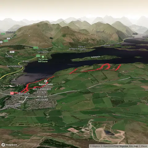 Balloch Castle & Knockour hill loop from Balloch