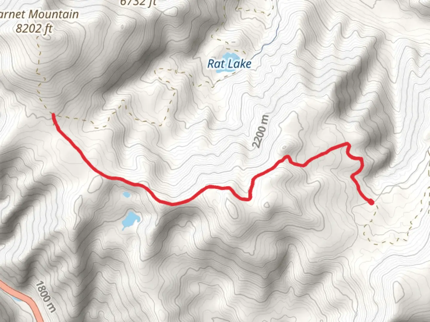 An image depicting the trail Pioneer Lakes Trail and its surrounding area.
