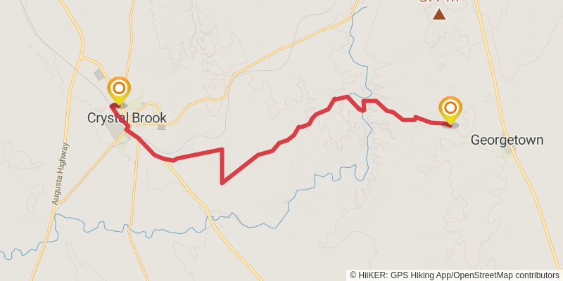 Heysen Trail stage 36 Map