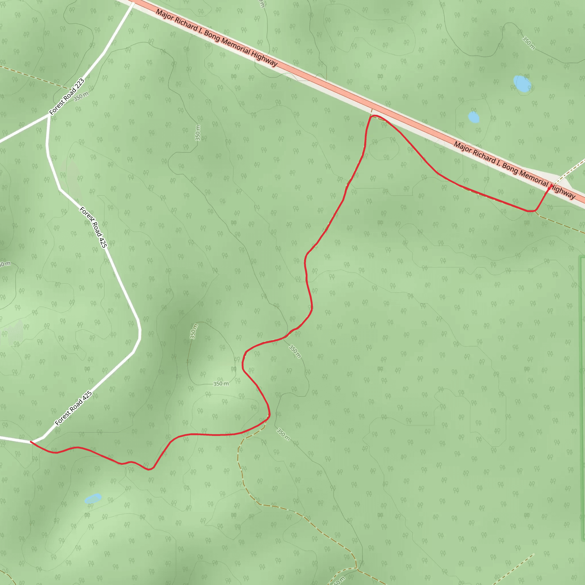 Wolf Trail mobile static map