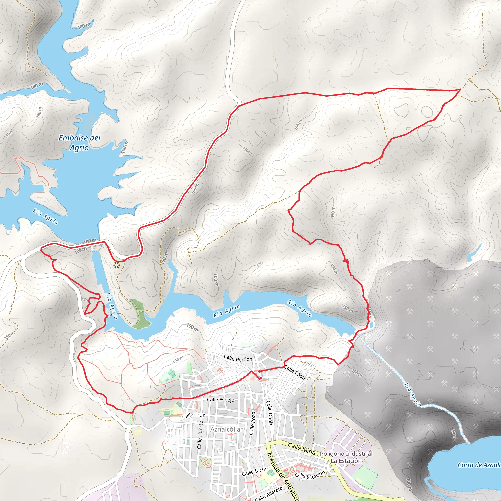 Circular Aznacóllar - Aznacóllar PR A 290 mobile static map