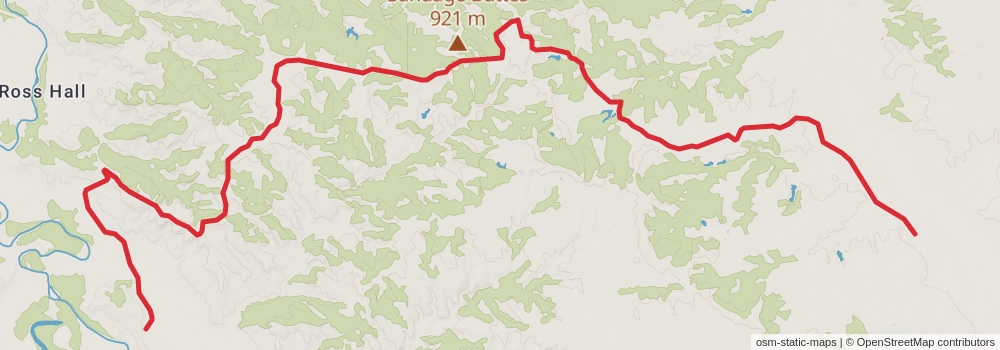 American Perimeter Trail - Rocky Mountains Primary stage 25 Map