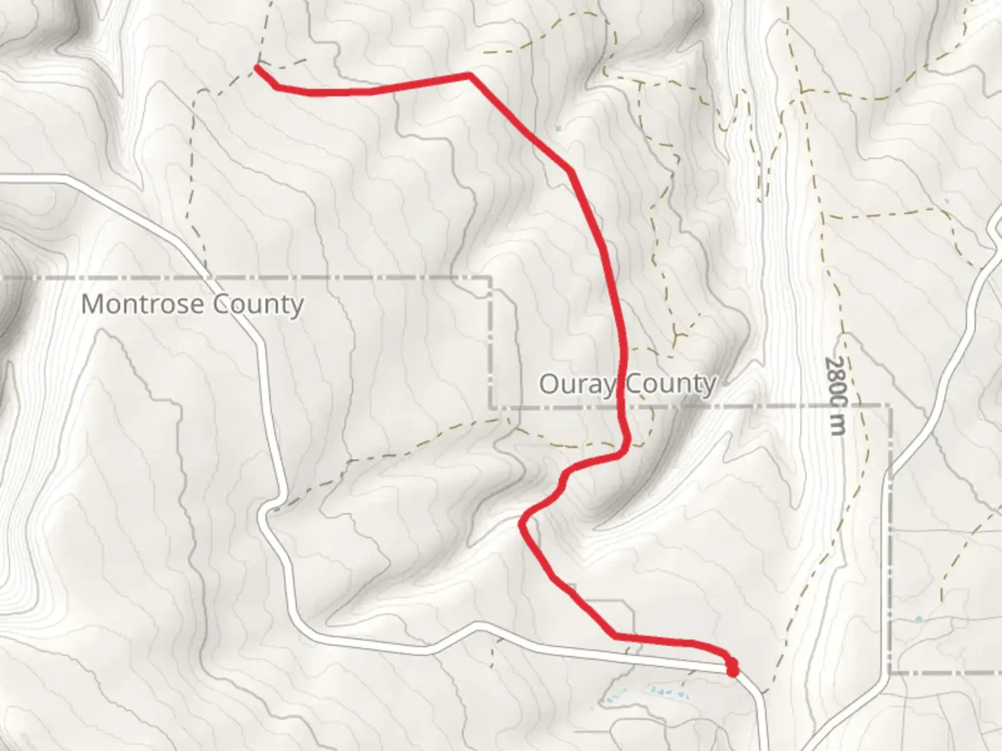 An image depicting the trail Forest Fence Trail and its surrounding area.