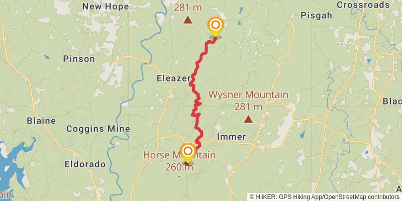 Uwharrie National Recreation Trail stage 3 Map