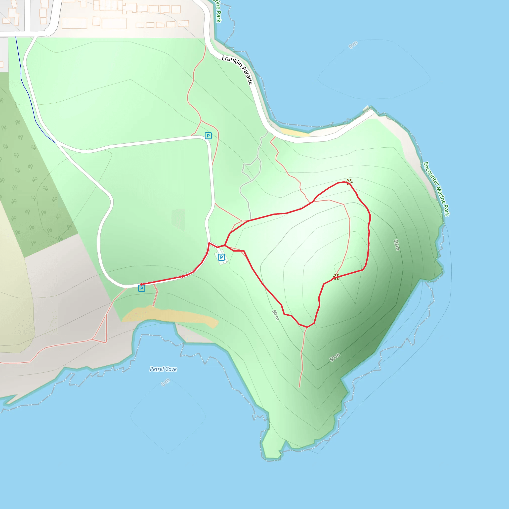 Rosetta Trail mobile static map