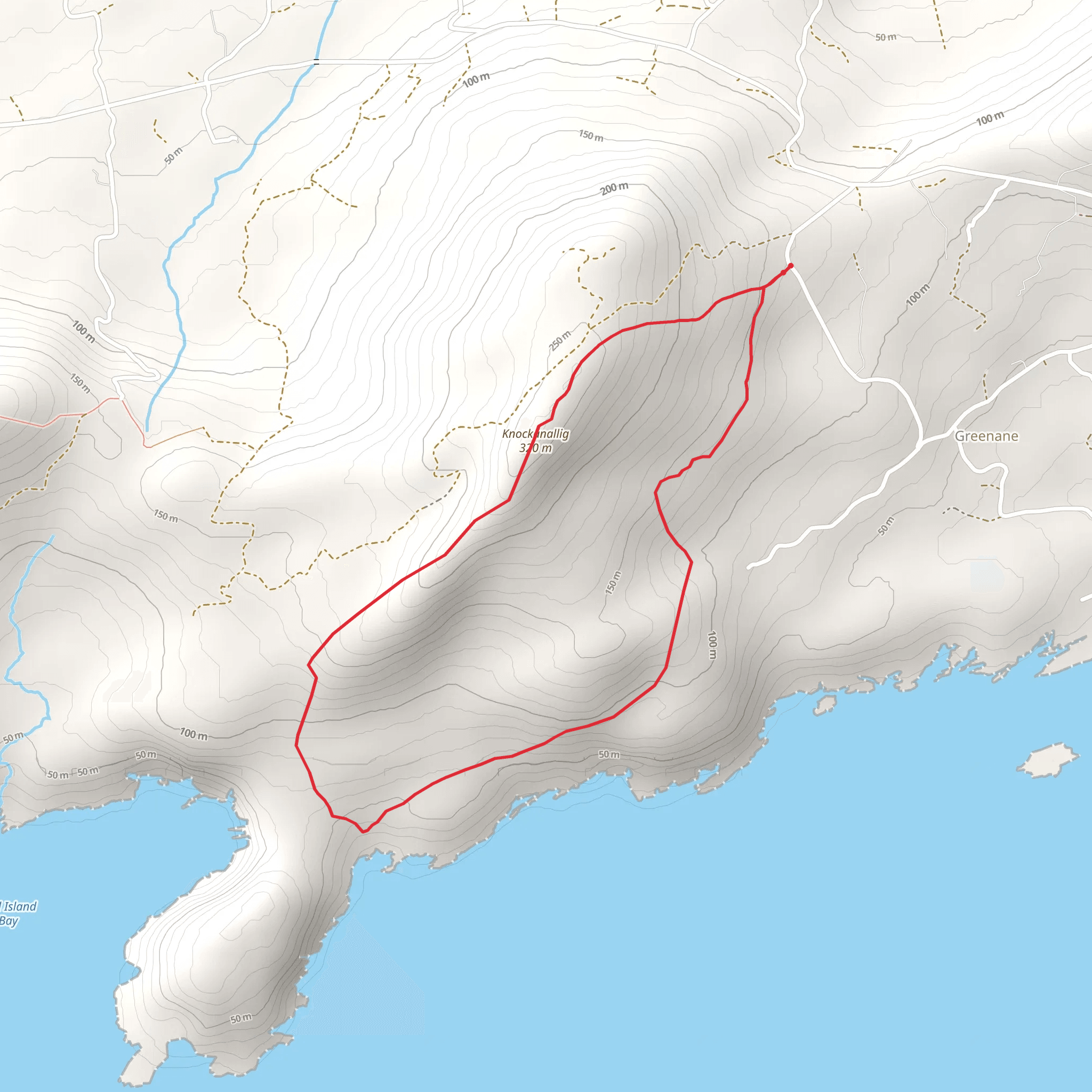 Bere Island - Doonbeg Loop mobile static map