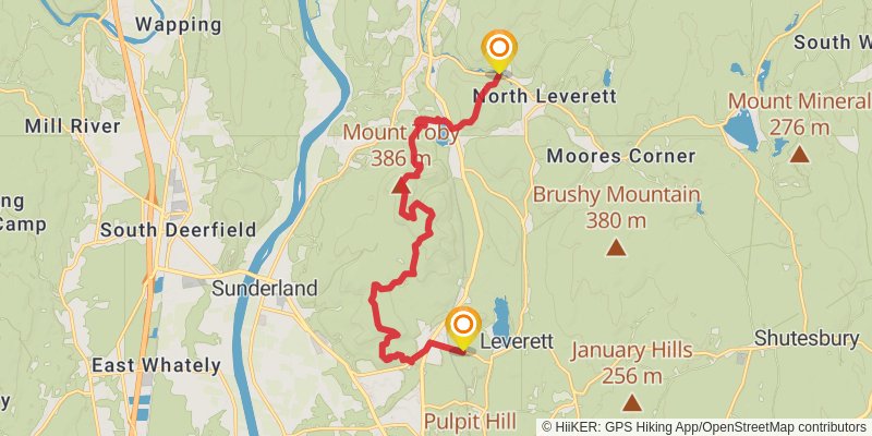 Robert Frost Trail stage 3 Map