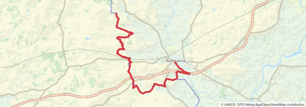 Beara Breifne Way stage 23 Map