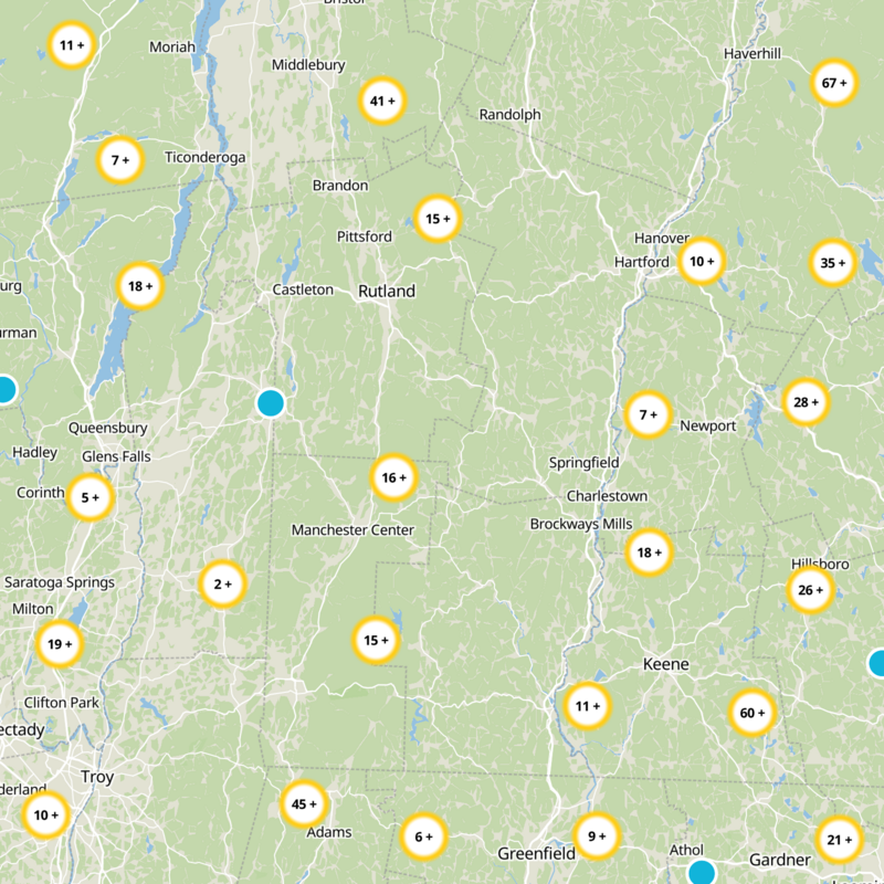 Windsor County Static Map