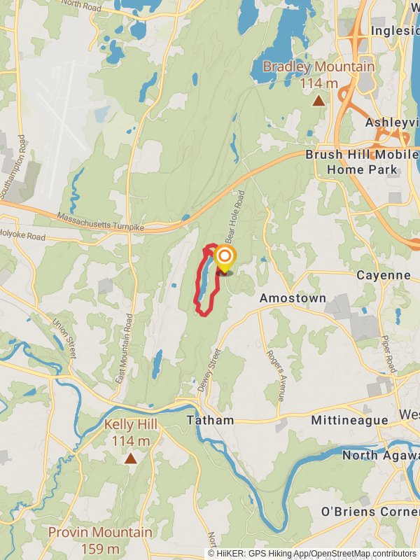 Bearhole Reservoir from Bear Hole Road