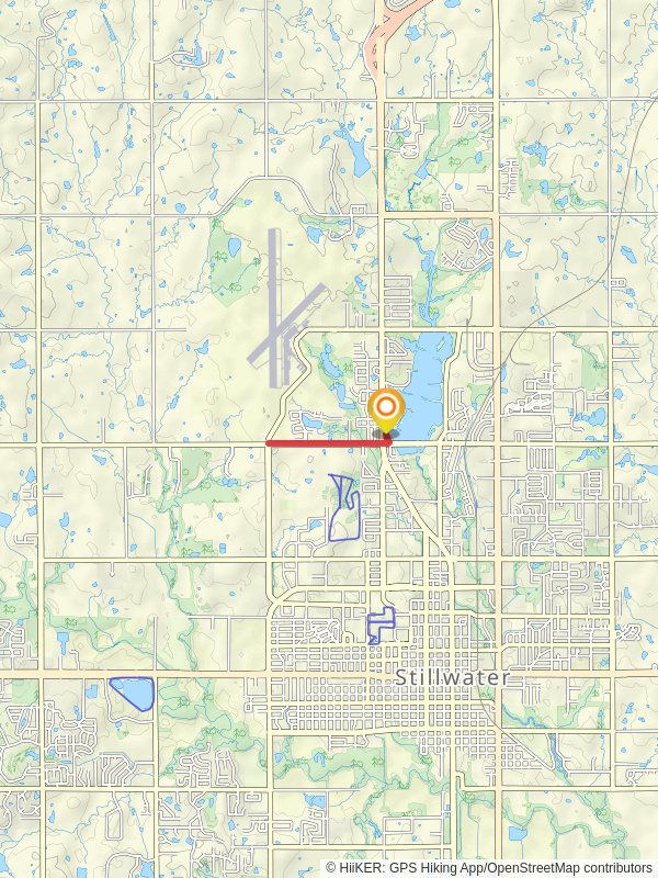 Walk beside West Lakeview Road - Boomer Lake