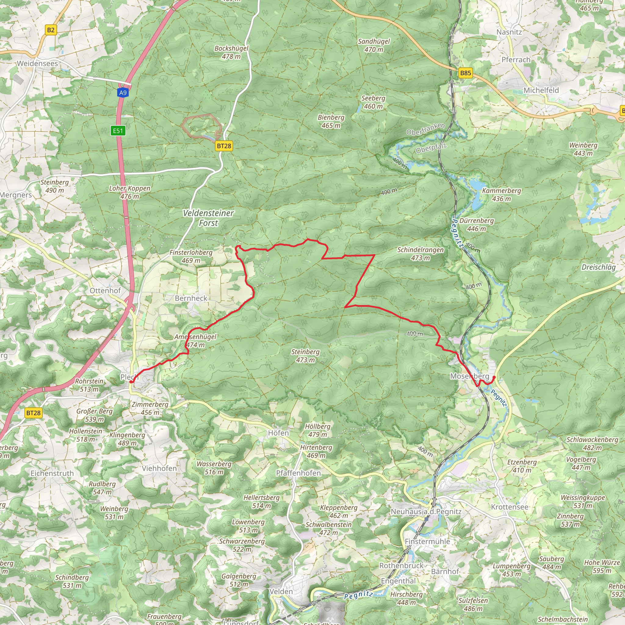 Plech - Ranna mobile static map