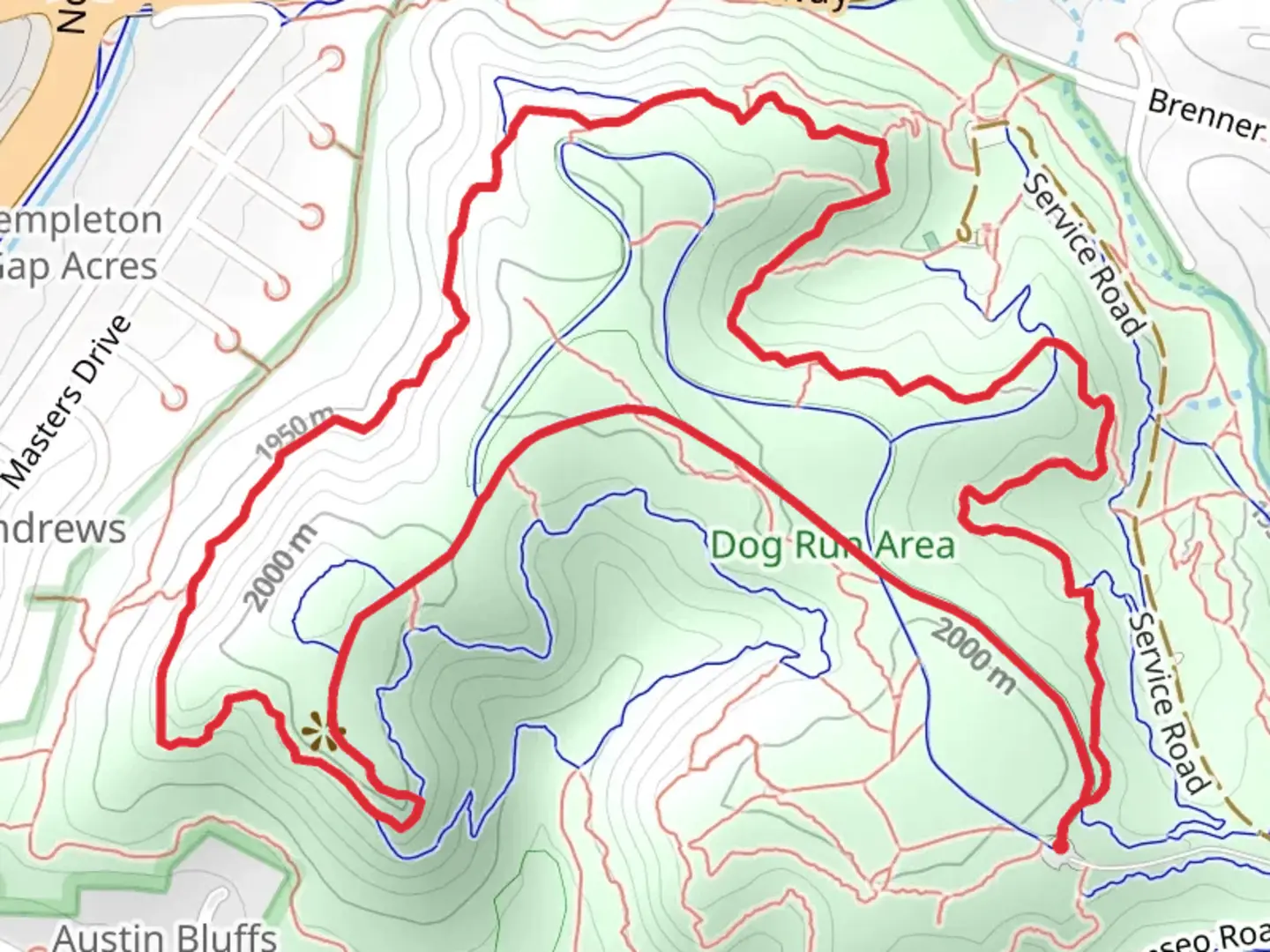 An image depicting the trail Templeton and Mesa Loop Trail and its surrounding area.