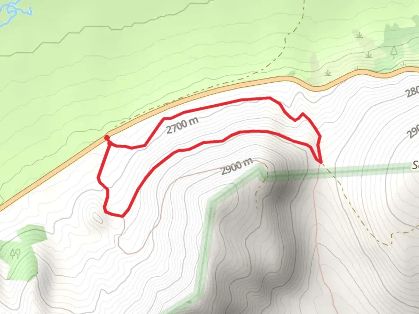 An image depicting the trail Coyote Call Loop Trail and its surrounding area.