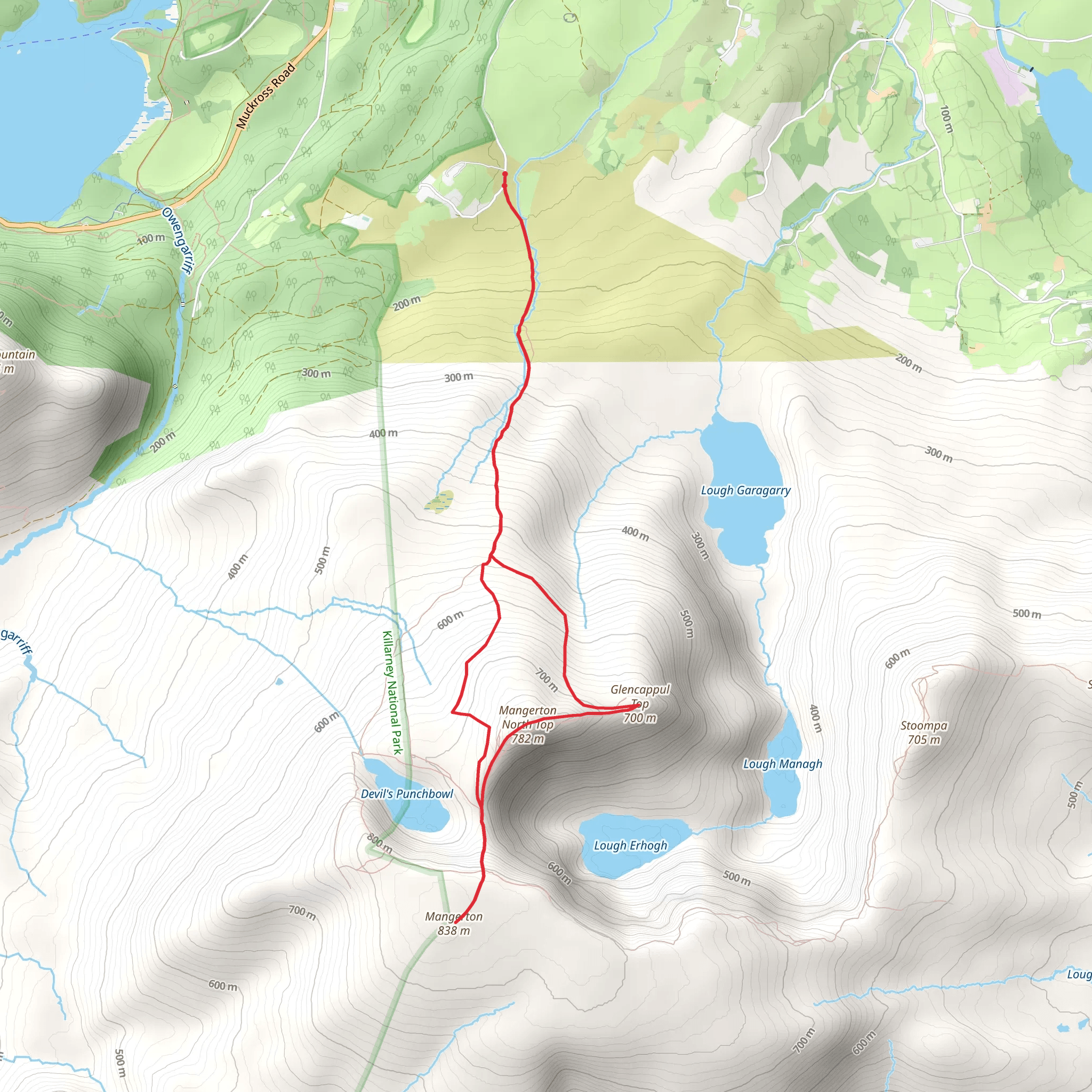 Glencappul Top mobile static map
