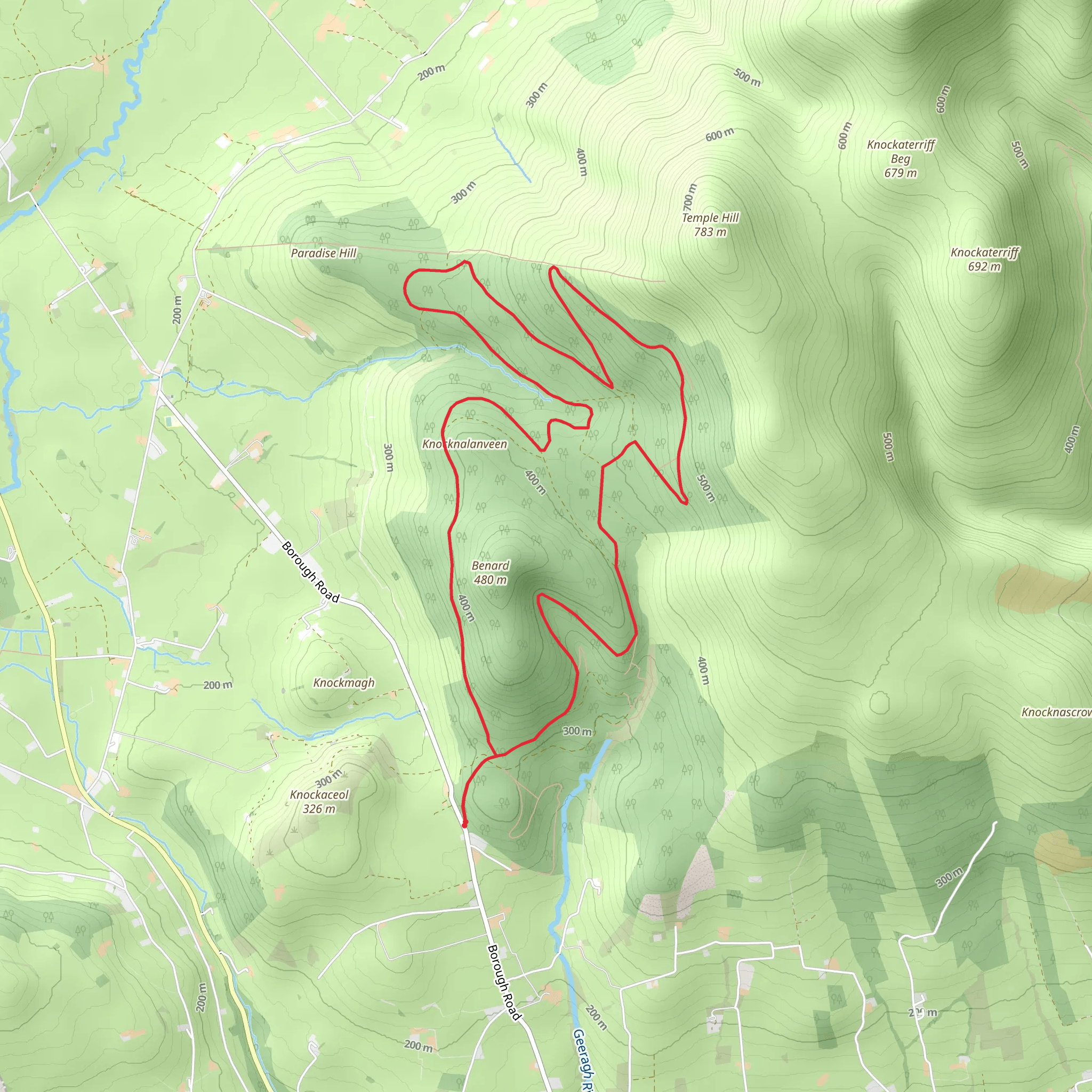 Combaun Loop mobile static map