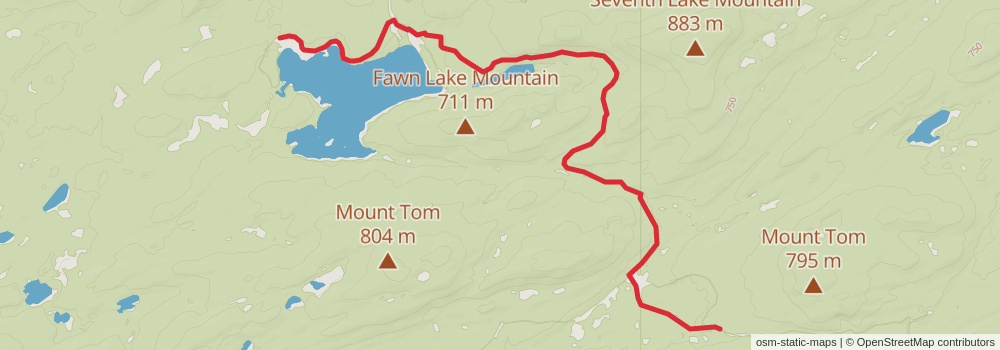 American Perimeter Trail - New York to Maine stage 30 Map