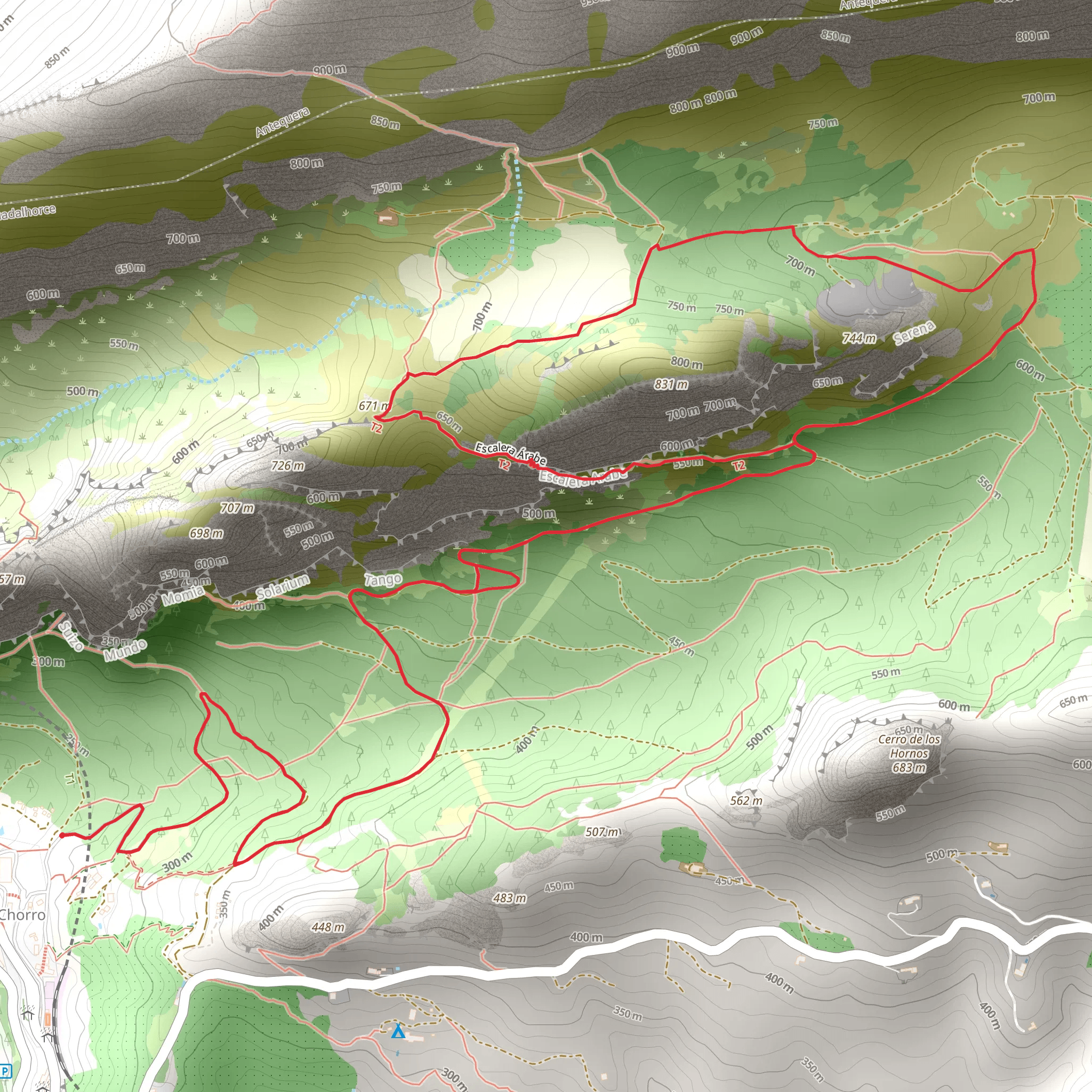 The Arab Stairway - Escalera Árabe mobile static map