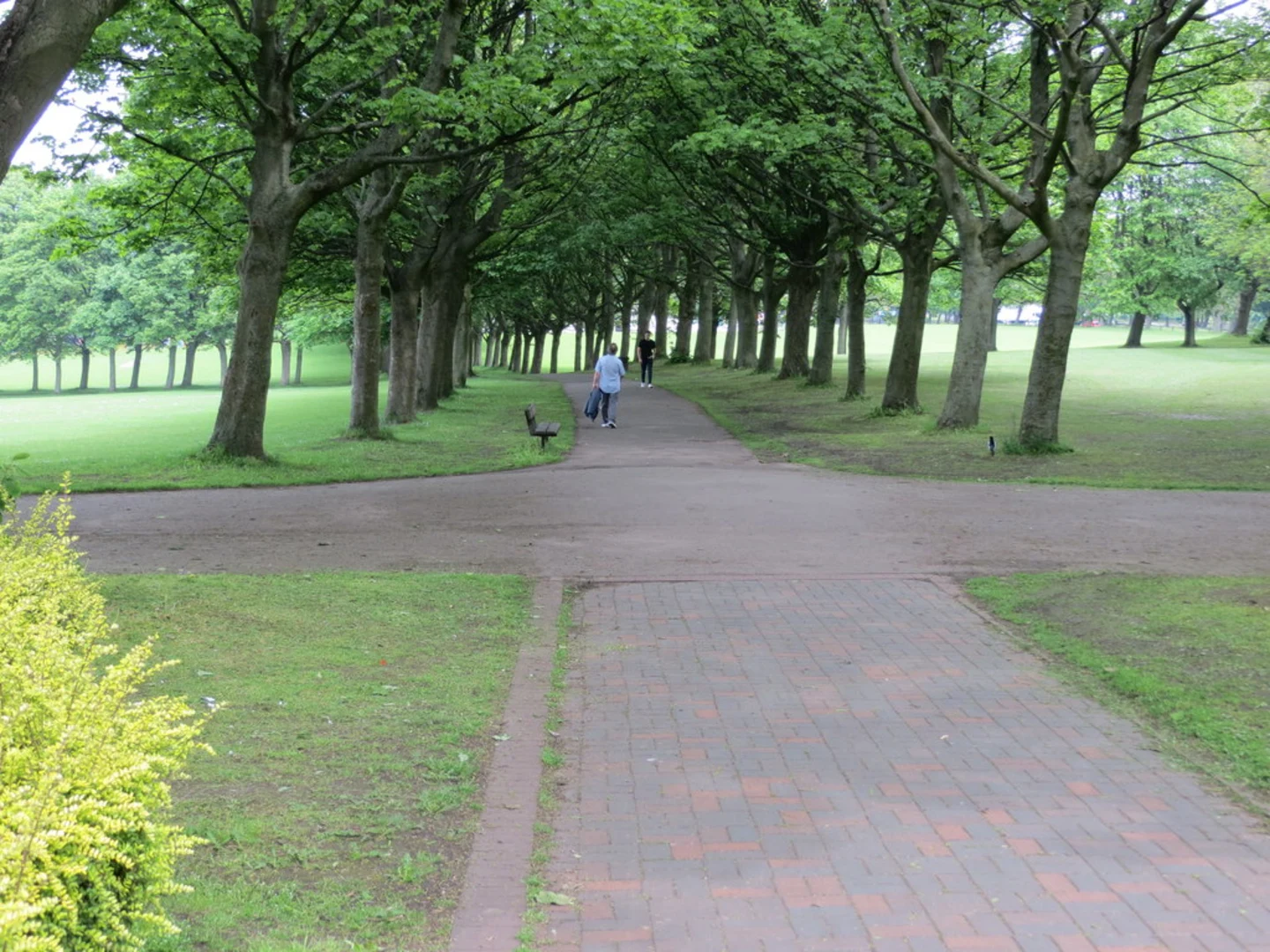 An image depicting the trail Woodhouse Moor Park Loop and its surrounding area.