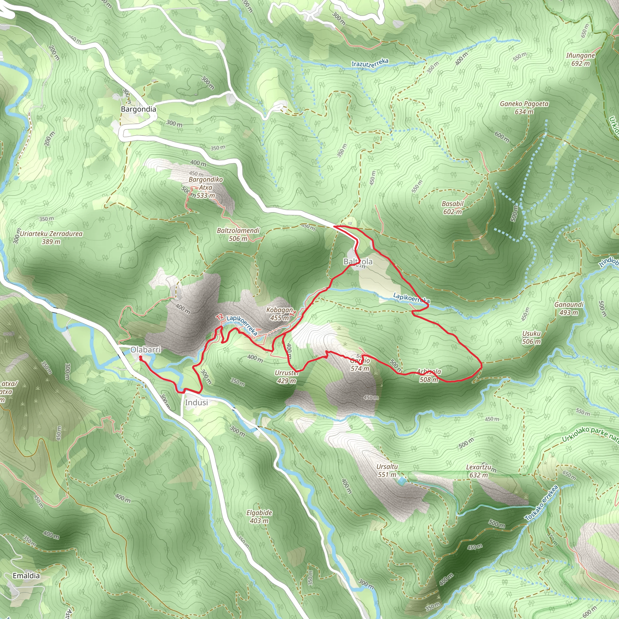 Baltzoia Mythological Path PR-BI 41 mobile static map