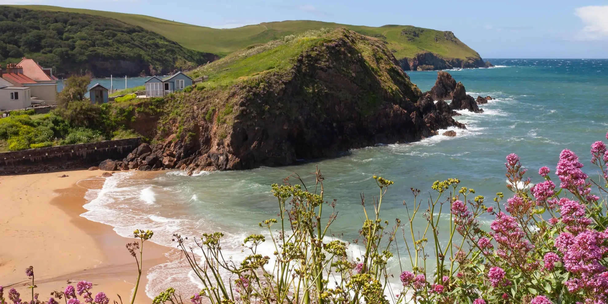 An image depicting the trail Hope Cove and Bolberry Down and its surrounding area.