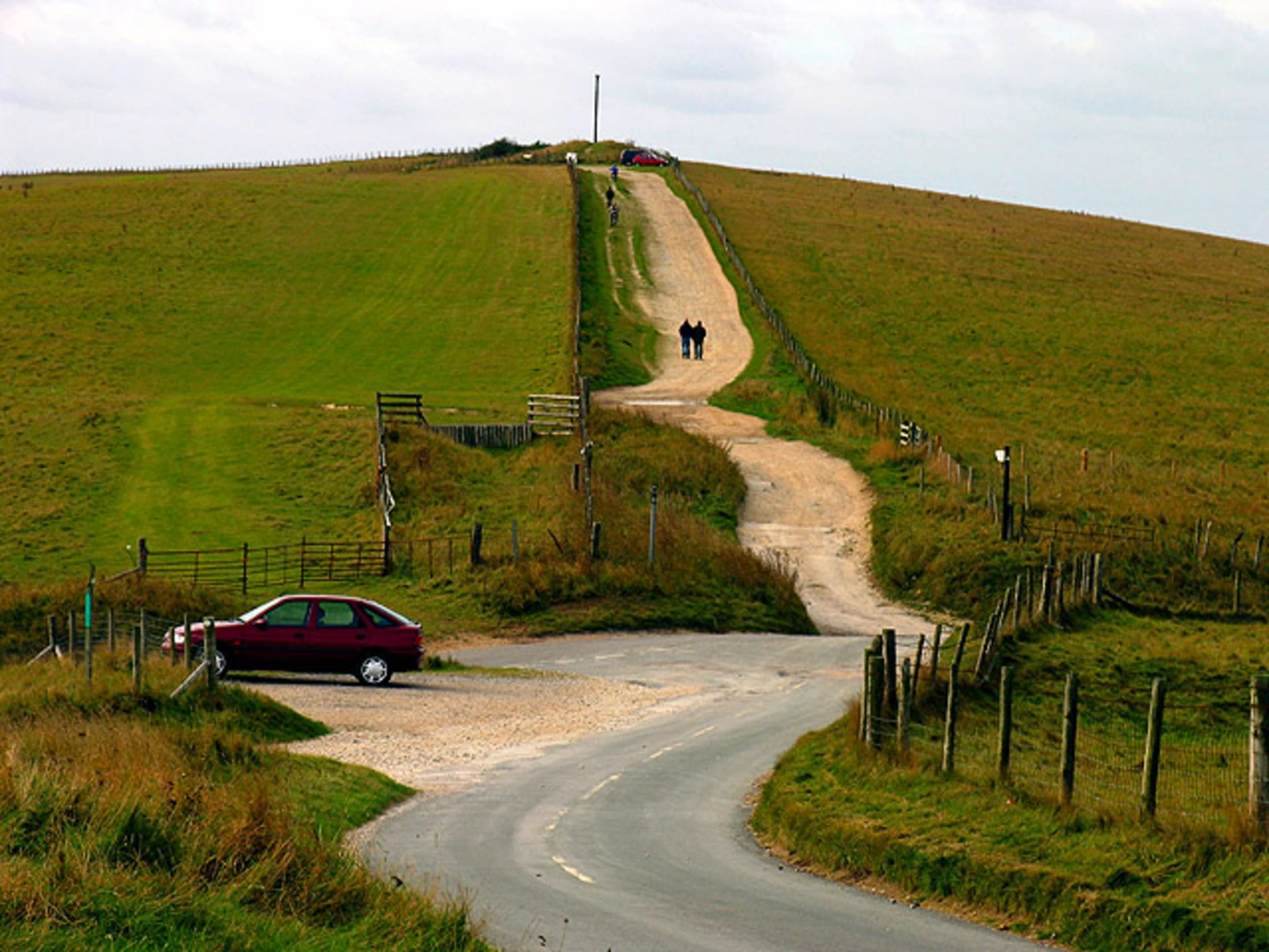 An image depicting the trail Gallows Down and Wright's Copse Loop and its surrounding area.