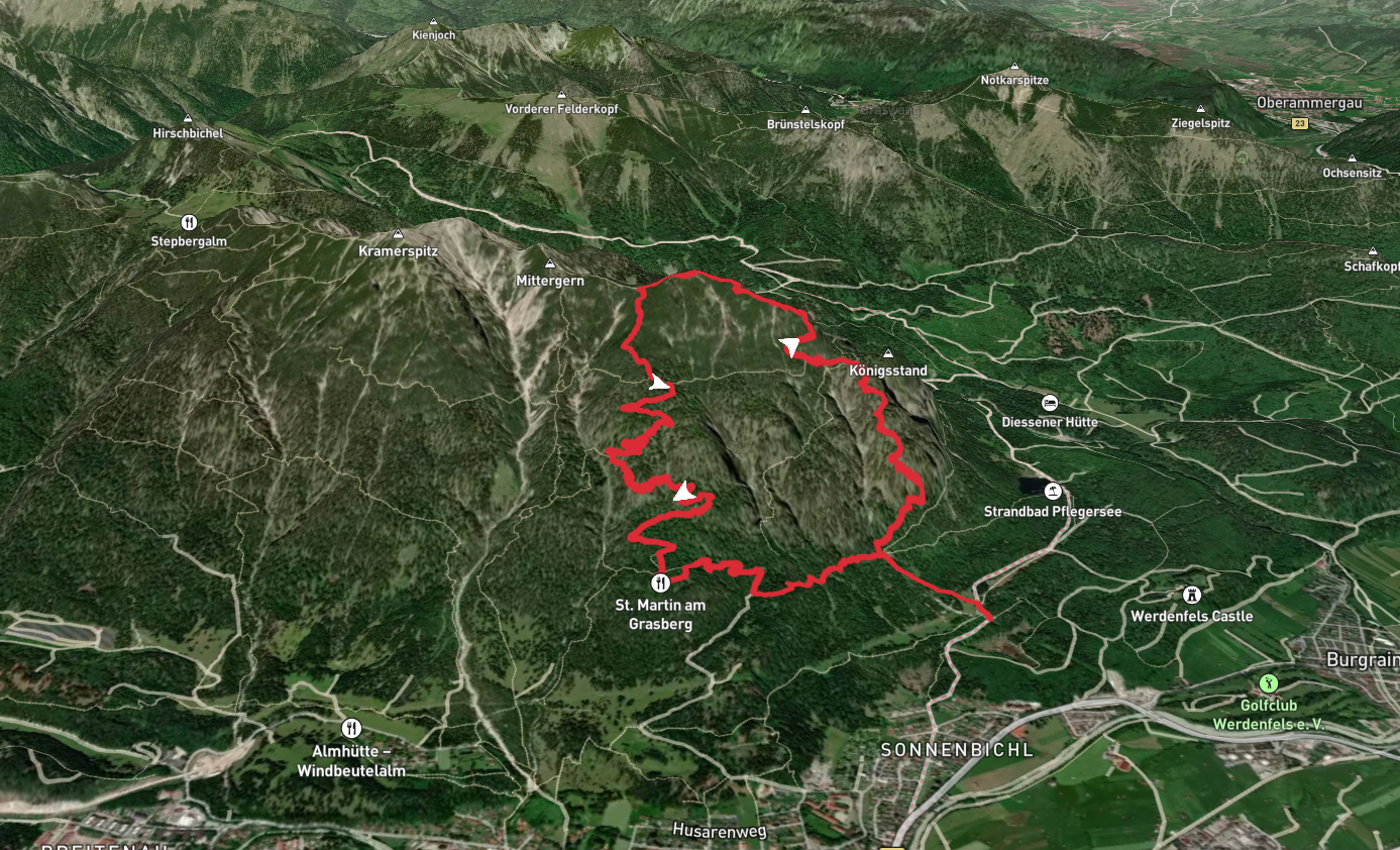 Katzenkopf Loop via Kramersteig