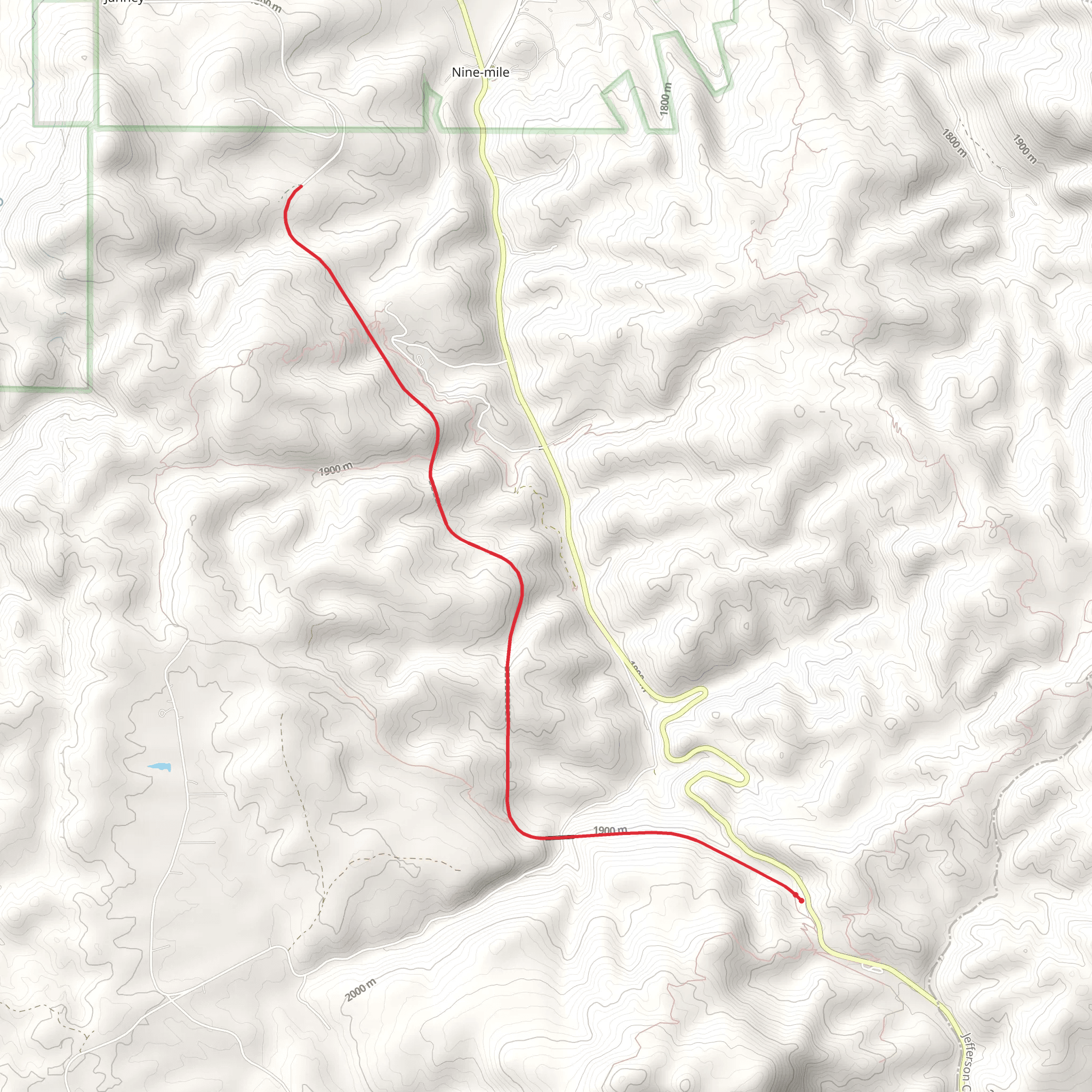 Milwaukee Road Rail Trail - Thompson Park mobile static map
