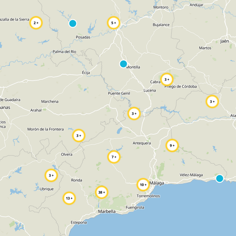 La Roda de Andalucía Static Map