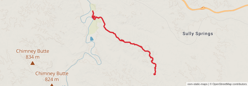 American Perimeter Trail - North Country Primary stage 254 Map