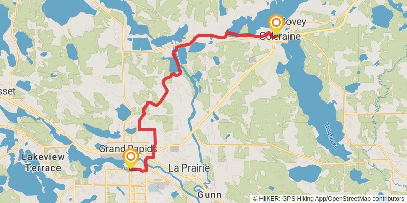 North Country Trail - Minnesota stage 24 Map