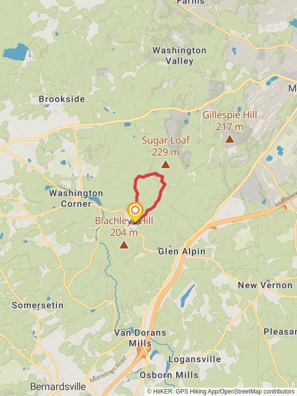 Yellow Trail Loop from Cemetery Road