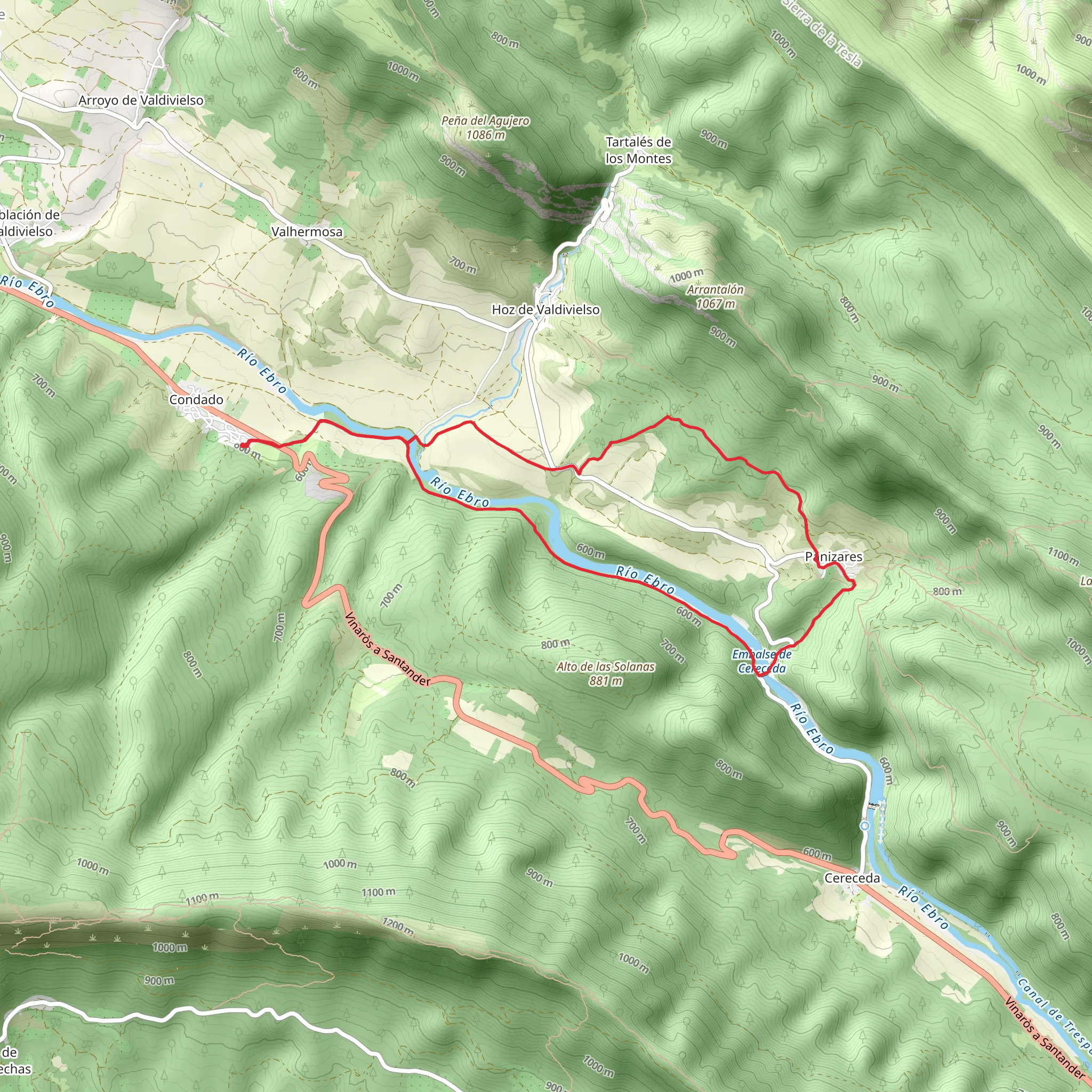 Fuente Sagredo Trail PR BU 183 mobile static map