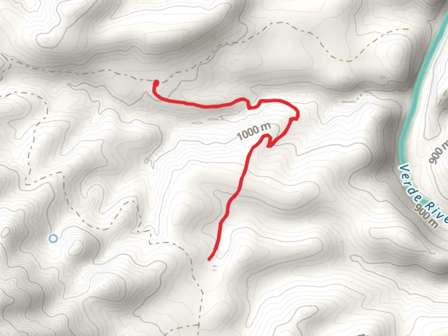 An image depicting the trail Dripping Spring Trail and its surrounding area.